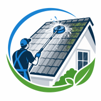 Pressure Washing Roof Icon