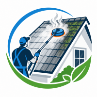 Steam Cleaning Roof Icon