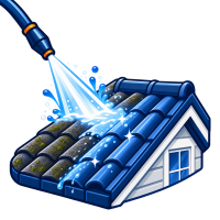 roof cleaning icon